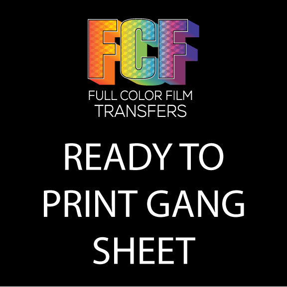 Custom Ready-to-Print Gang Sheet